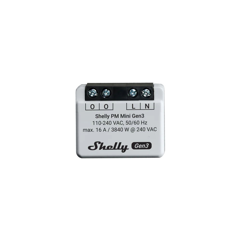 Shelly PM Mini Gen3 Smart Power Meter
