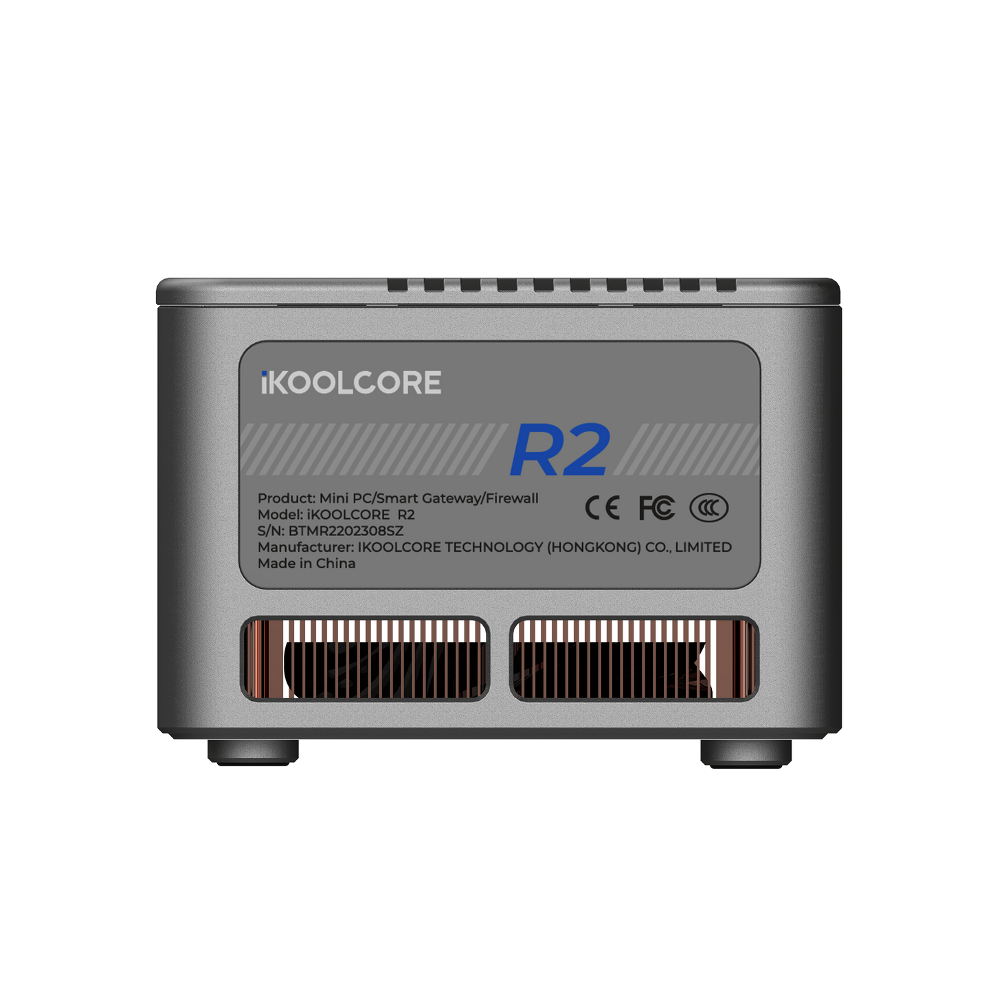 iKOOLCORE R2 - Ultra-Compact Desktop/Server with Intel N300 8-Core, 16GB LPDDR5, 4x2.5G Ethernet - Server/Firewall