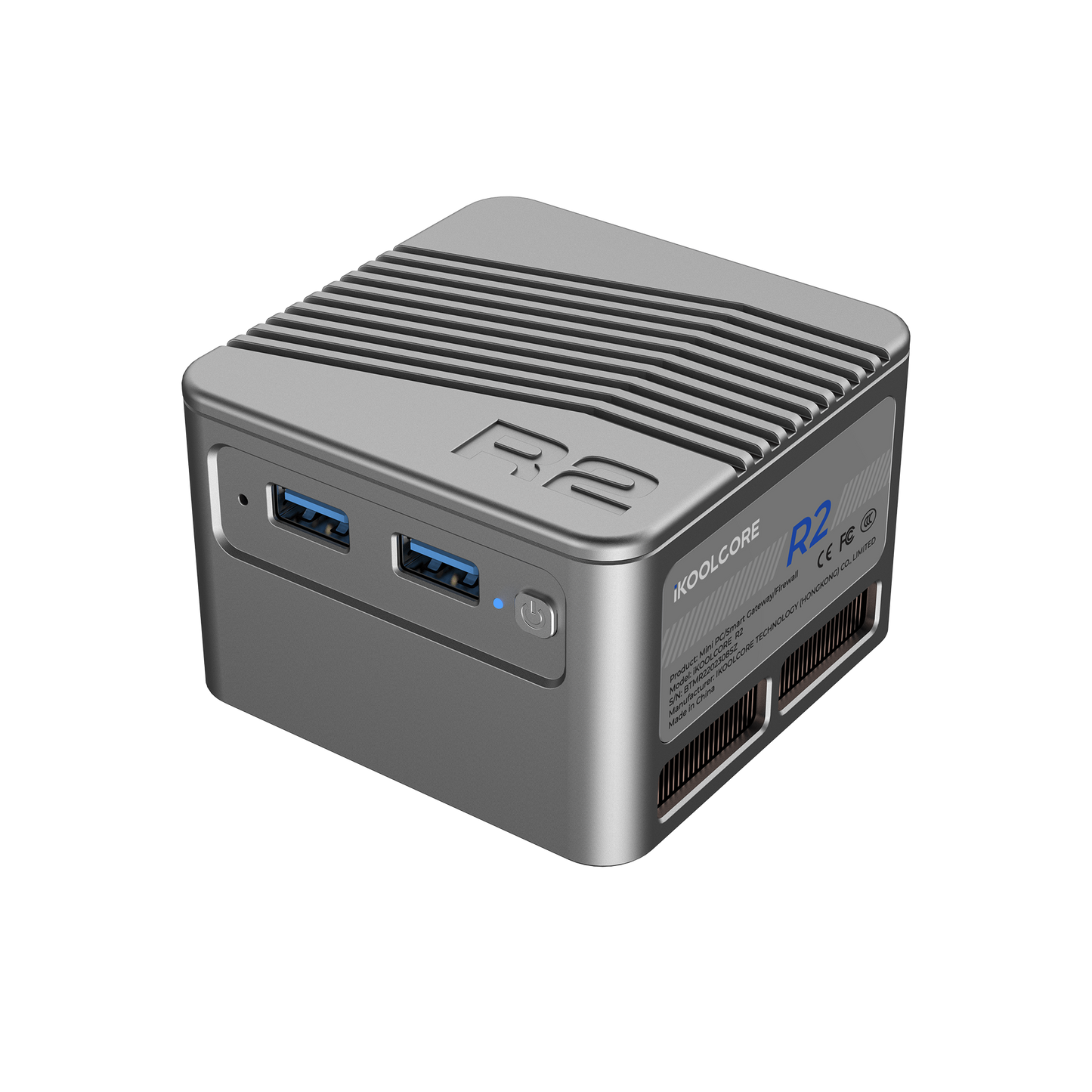 iKOOLCORE R2 - Ultra-Compact Desktop/Server with Intel N300 8-Core, 16GB LPDDR5, 4x2.5G Ethernet - Server/Firewall