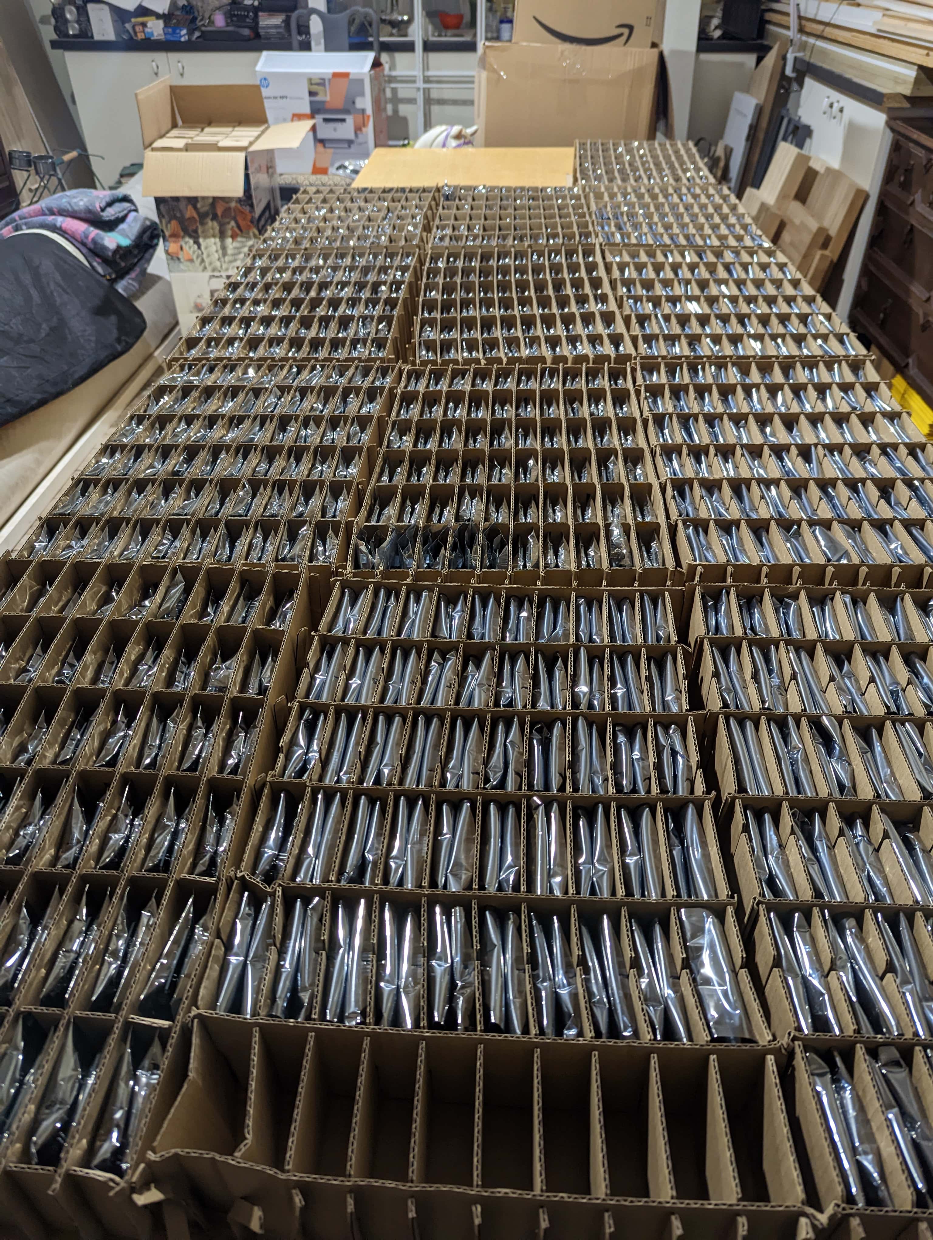 Everything Presence One devices arrived from the PCB factory for the first batch of customers