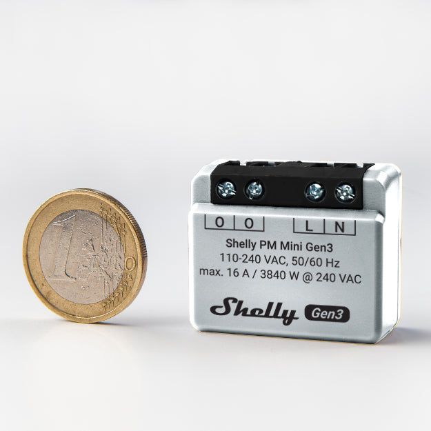 Shelly PM Mini Gen3 Smart Power Meter