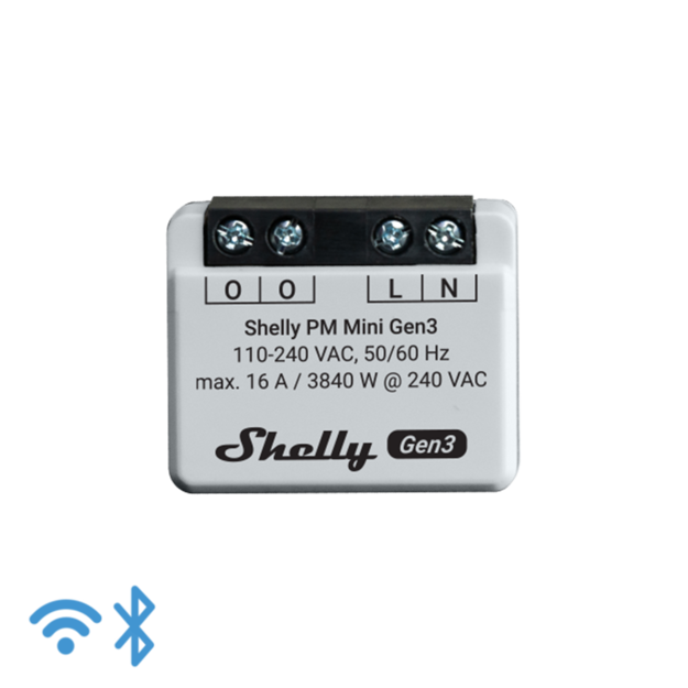 Shelly PM Mini Gen3 Smart Power Meter